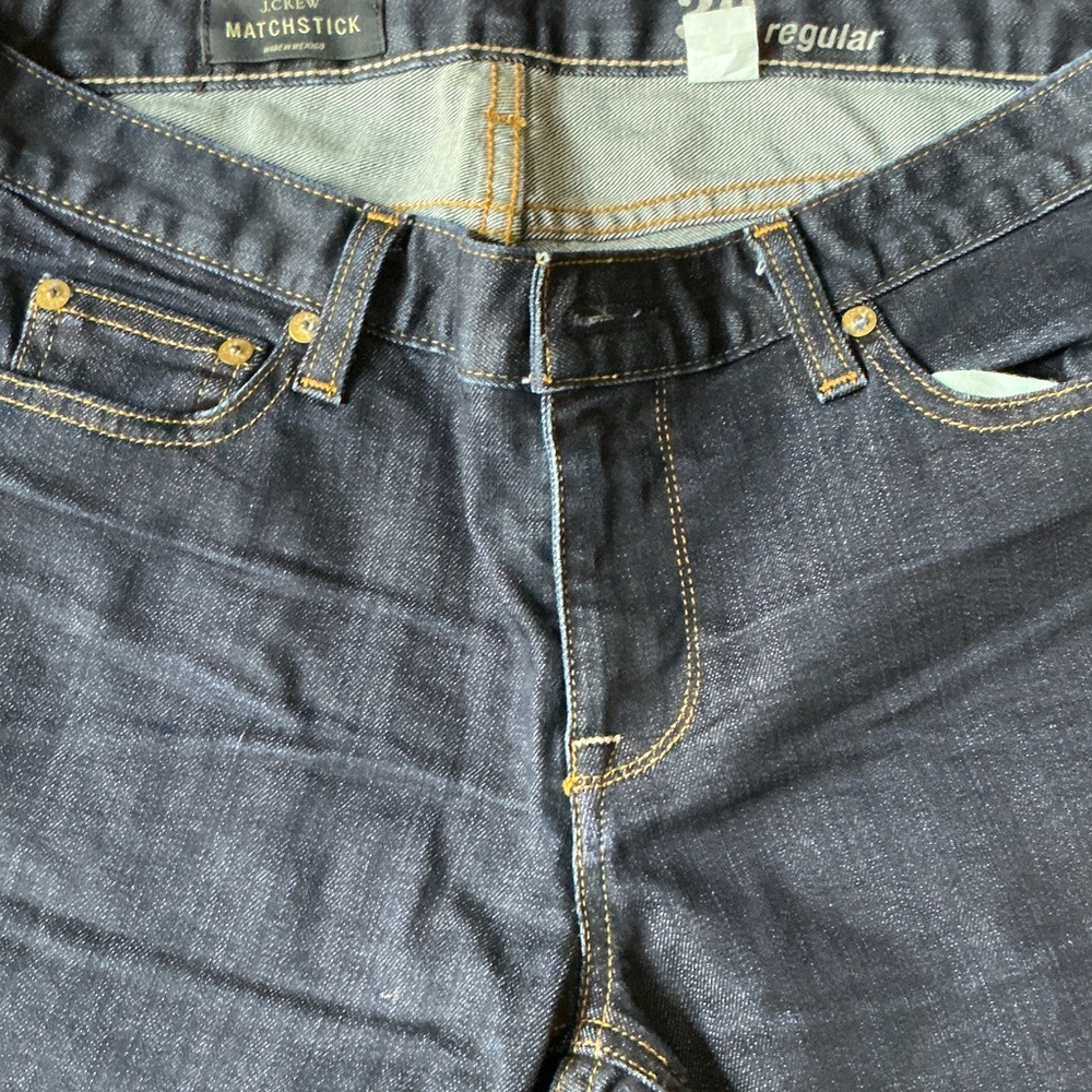 J. Crew Matchstick Jeans - Deep Indigo